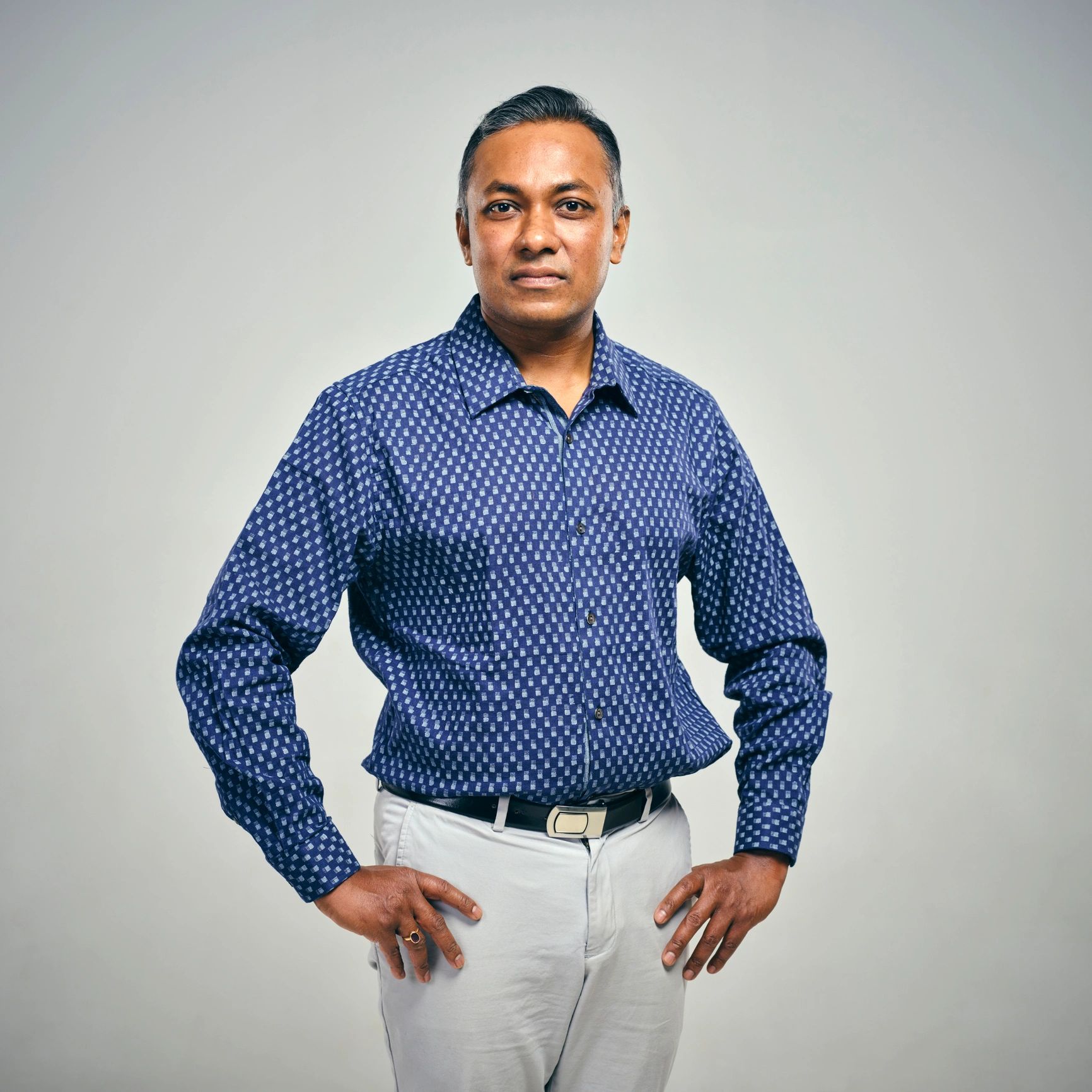 Portrait representing examination team leadership